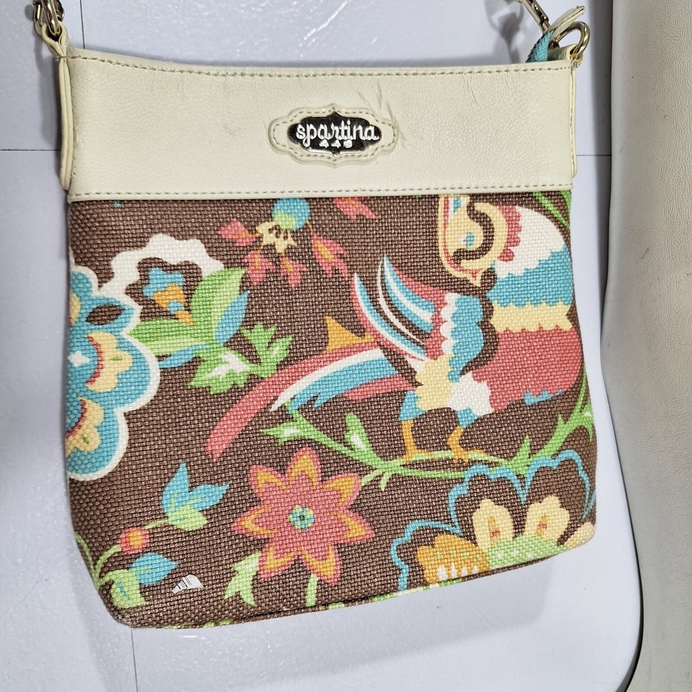 SPARTINA MEDIUM 449 Bird Flowers CROSSBODY BAG
